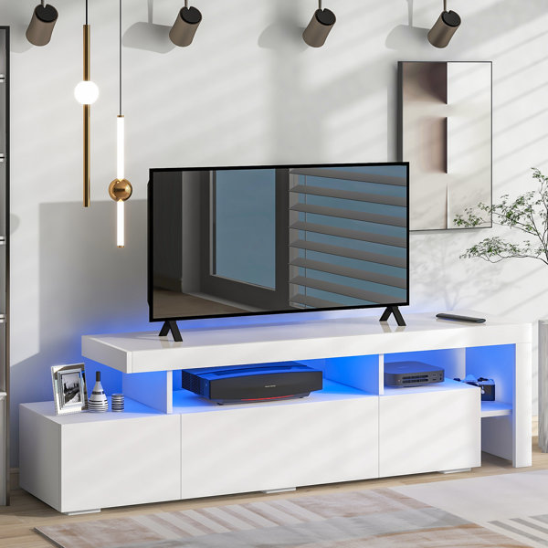Orren Ellis TV Stand For Tvs Up To 70" With LED Light Wayfair Canada